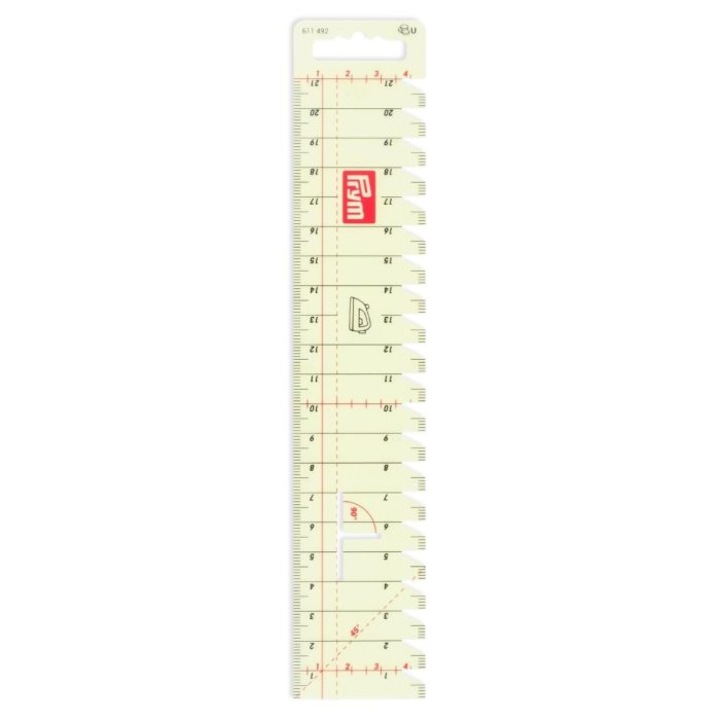 Hőálló vasalóvonalzó 230 x 45 x 2 mm Prym