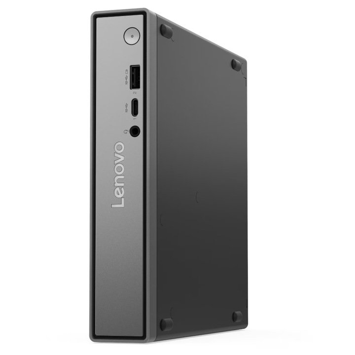 Calculator Sistem PC Lenovo ThinkCentre neo 55q Gen 6, Procesor AMD Ryzen™ 5 220 3.7GHz Hawk Point, 8GB RAM, 256GB SSD, AMD Radeon 740M, no OS