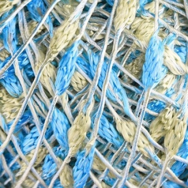 Stenli Paris 25 textil fonal szett, 2 db, kék sárgával, 100g/300m gombolyag