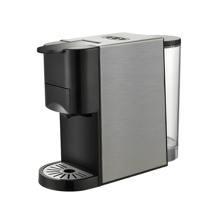 Aparat de cafea Wintem 1450 W cu capsule multiple si rezervor detasabil 180 ml, 5in1 este potrivit pentru espresso, Lavazza A Modo Mio, Dolce Gusto, pastai ESE si cafea macinata, 11 x 24 x 31 cm -
