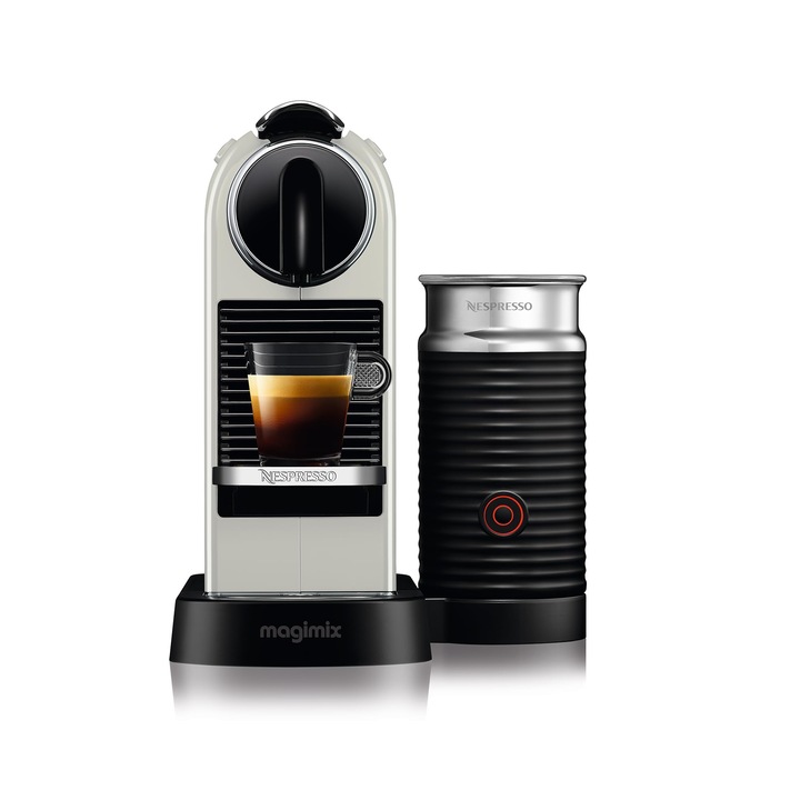 Aparat de cafea Nespresso Magimix 11319 Citiz si lapte, alb