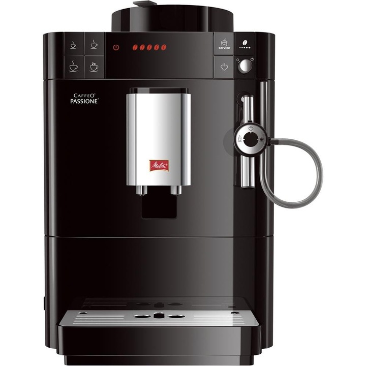Melitta Caffeo Passione F530-102, aparat de cafea complet automat cu sistem auto-capuccinatore, negru