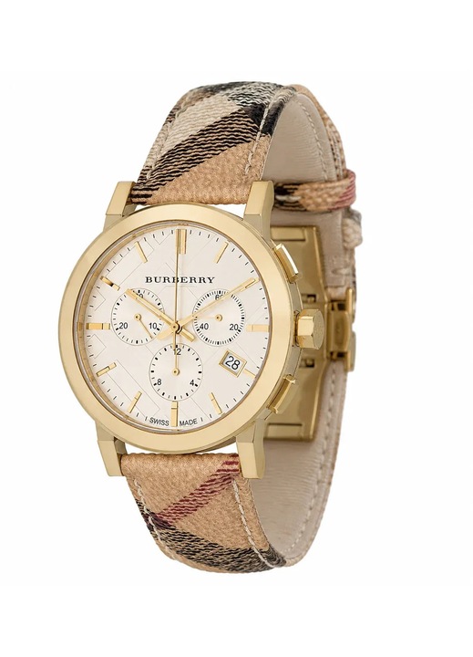 Унисекс часовник Burberry Haymarket BU9752, Златист