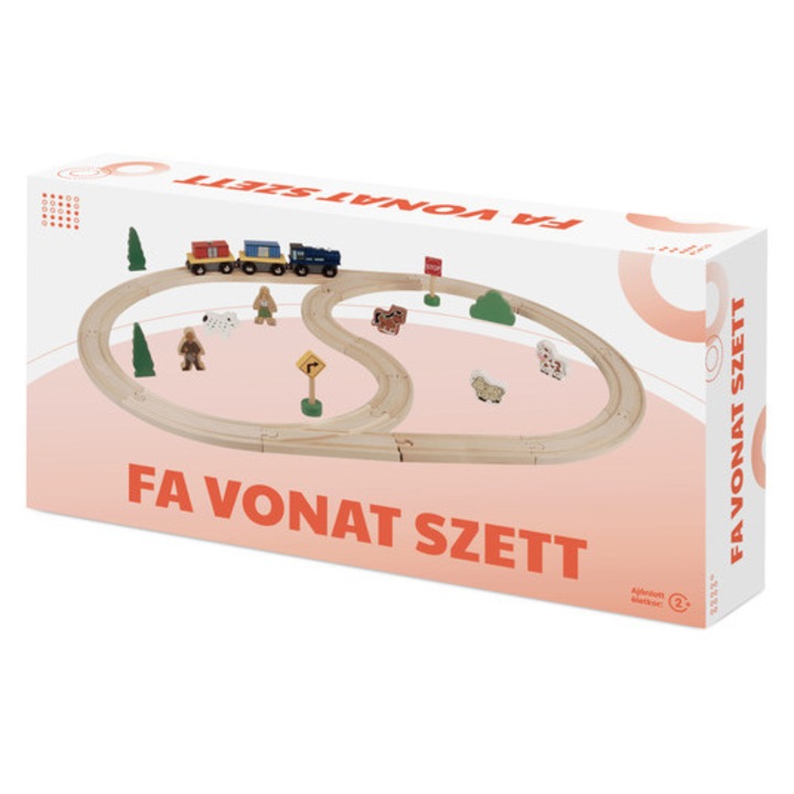 Set tren de lemn