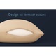 Set 2 huse de perna Brisa, efect racire, anti-transpiratie, bej, 50x70 cm