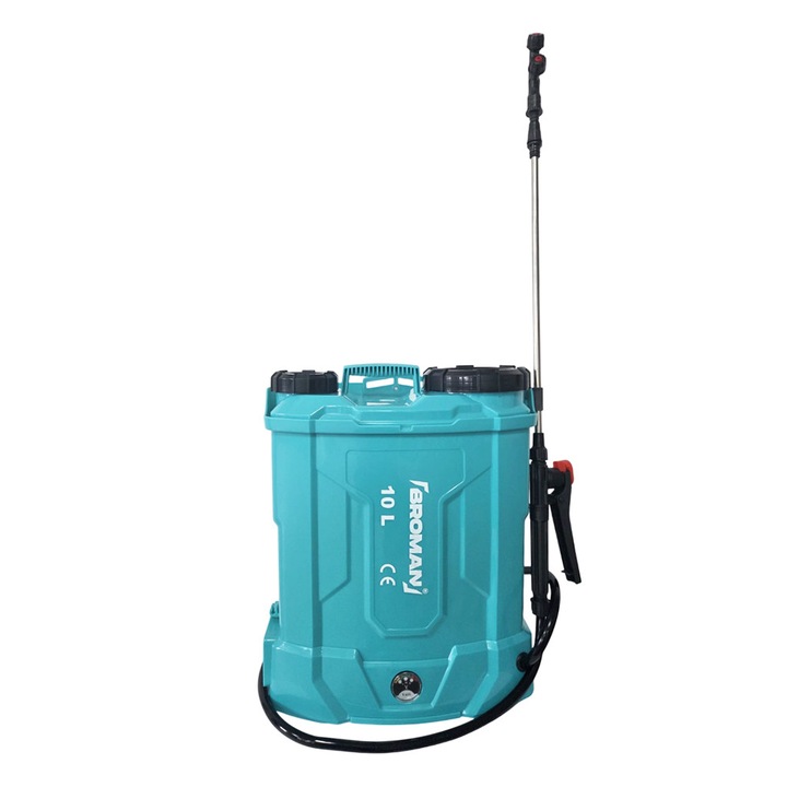 BROMAN elektromos permetező, 10 liter, 12V akkumulátor