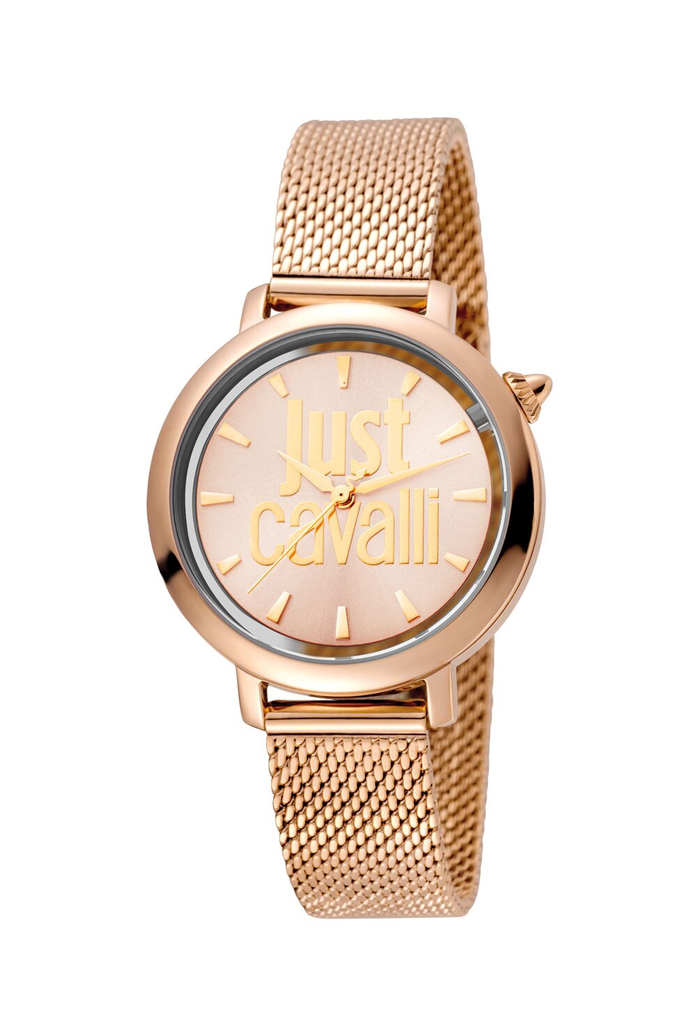JUST CAVALLI, Ceas din otel inoxidabil, Auriu rose