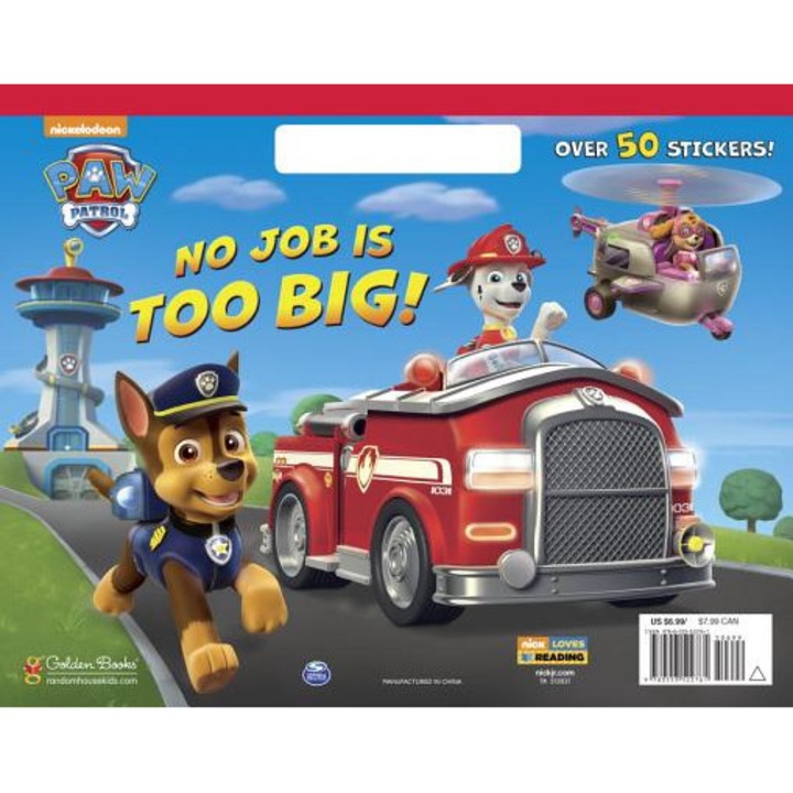 No Job Is Too Big! (Paw Patrol), Golden Books (Author)