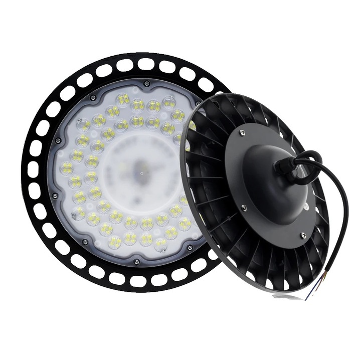Kereskedelmi Világítótest 200W, IP65, 6000K, 50x50cm