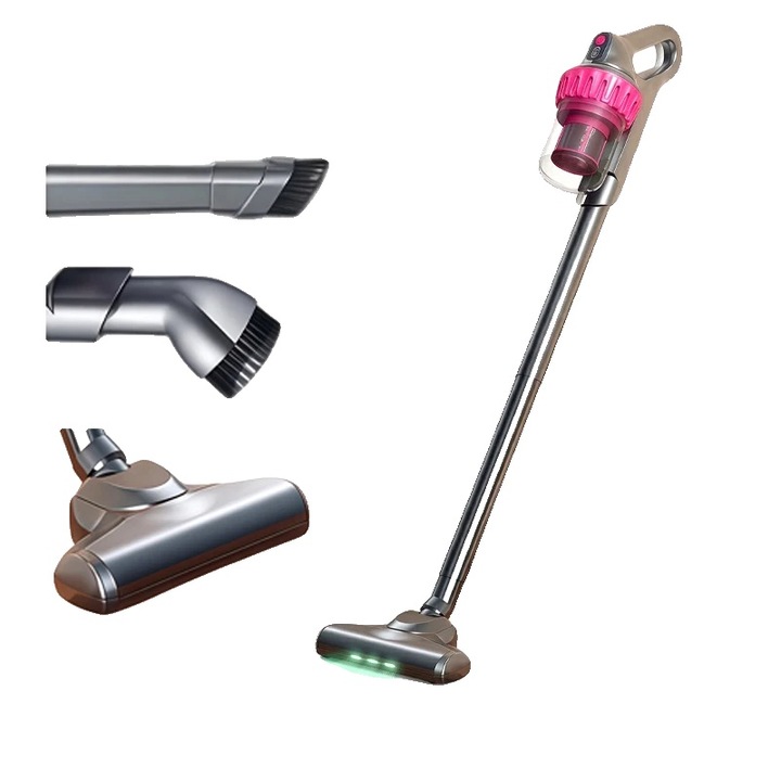 Aspirator portabil 4 in 1, putere mare, filtru HEPA, 38x28.5x15.5cm, multicolor