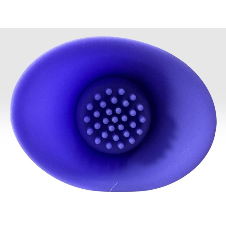 Pompa vaginală, violet, compactă, USB reincarcabilă, design ergonomic, 3x2.5 inch