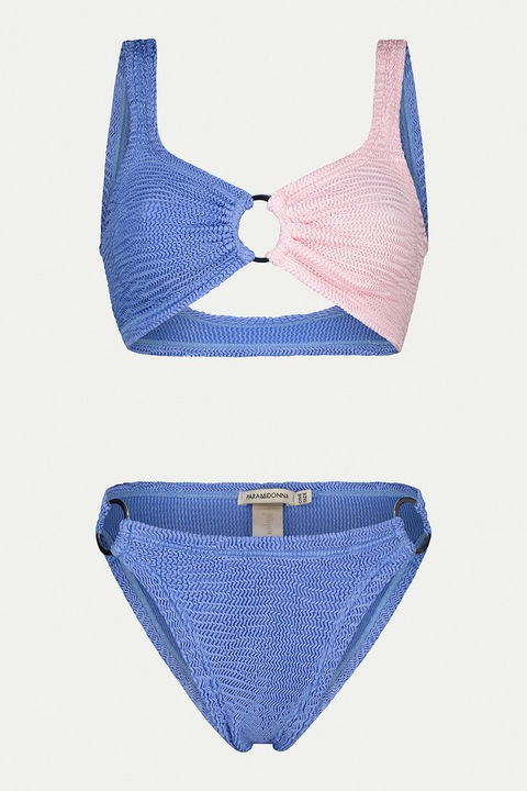 Paramidonna, Két színárnyalatú kétrészes fürdőruha, Sötétkék, One Size