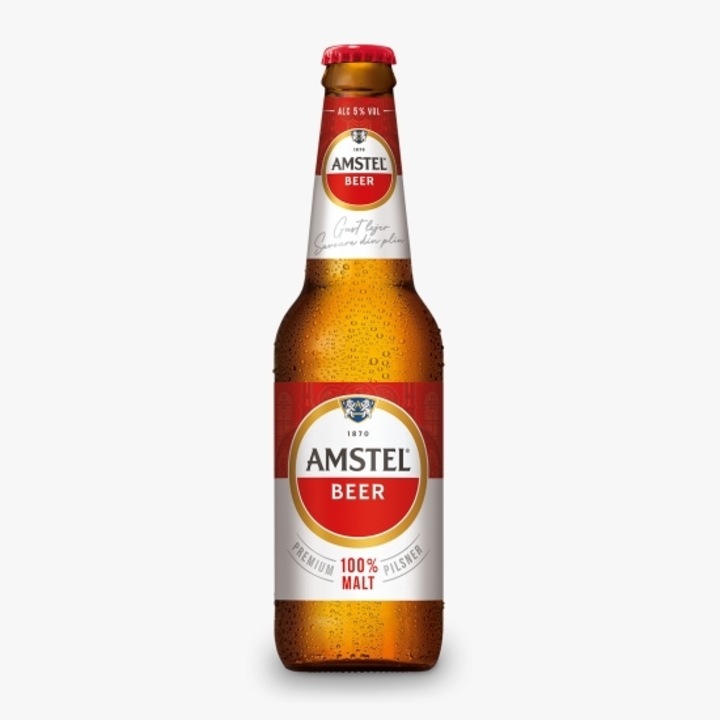 Bere blonda Amstel, 5%, bax 0.33L*24st