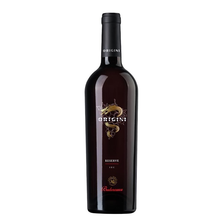 Vin Rosu Budureasca Origini Reserve, sec, 0.75l