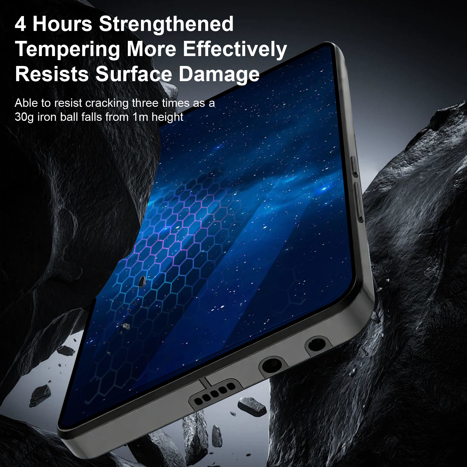 XWK® Folie protectie telefon 9h, sticla securizata, transparenta, antisoc, pentru Samsung S22/S23