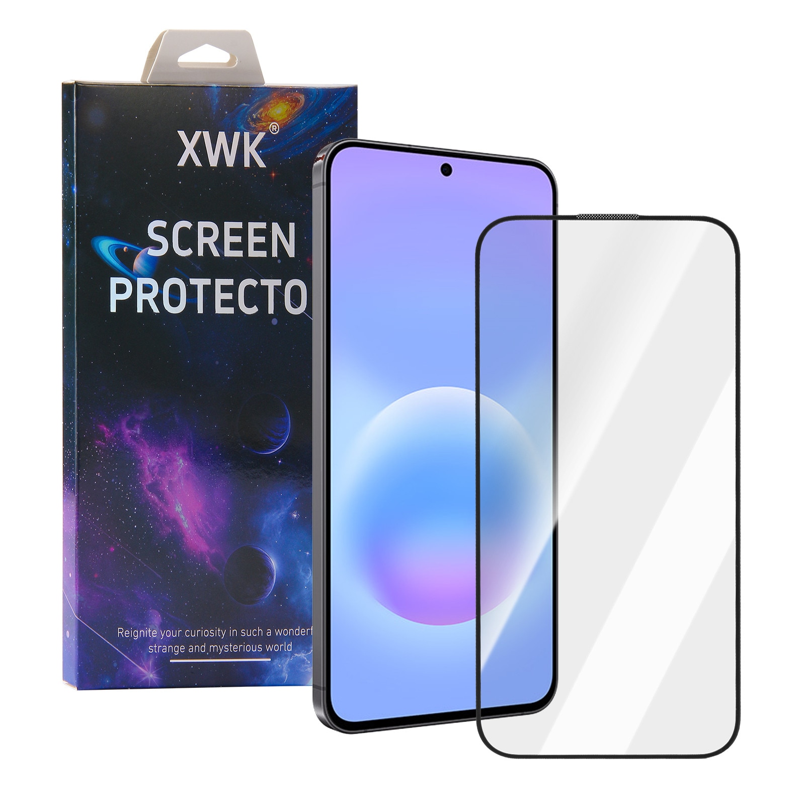 XWK® Folie protectie telefon 9h, sticla securizata, transparenta, antisoc, pentru Samsung S22/S23