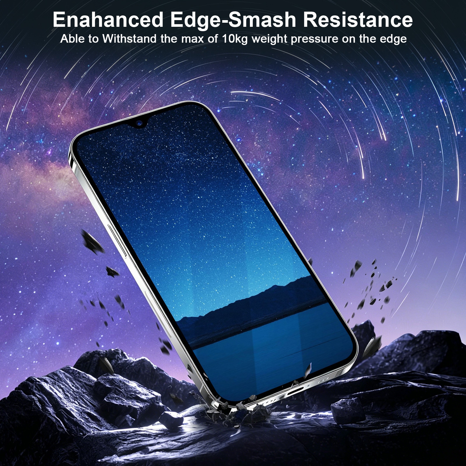 XWK® Folie protectie telefon 9h, sticla securizata, transparenta, antisoc, pentru Samsung S22/S23