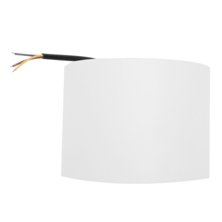 LED аплик за стена 12W, алуминий, бял, IP65, външен, осветление нагоре-надолу