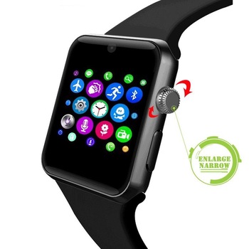 Ceas Smartwatch cu Telefon Grand Marvel Model Soft 2018, Slot cartela SIM ,G-Senzor,Notificari Apeluri, Fb, W-up, Display IPS, Camera Video-Foto HD , Apeluri, BT 4.0, Monitorizare Somn,Pedometru, Sedentarism, Design elegant, Aluminium Black Ceas Smartwatch cu Telefon Grand Marvel Model Soft 2018, Slot cartela SIM ,G-Senzor,Notificari Apeluri, Fb, W-up, Display IPS, Camera Video-Foto HD , Apeluri, BT 4.0, Monitorizare Somn,Pedometru, Sedentarism, Design elegant, Aluminium Black