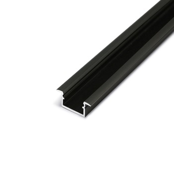 Profil LED incastrat BEGTIN 12, negru, lungime 2m Profil LED incastrat BEGTIN 12, negru, lungime 2m