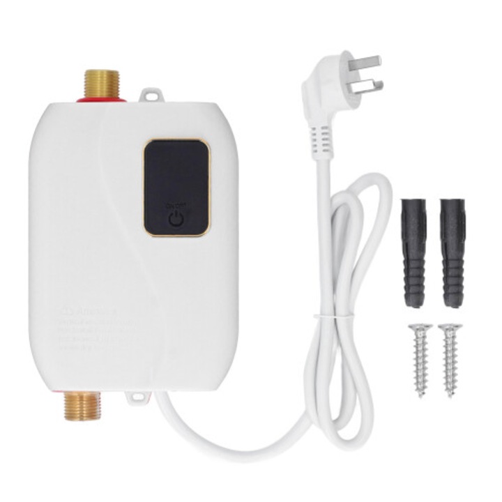 Azonnali vízmelegítő 3500W, fehér, 220V, 1.1kg