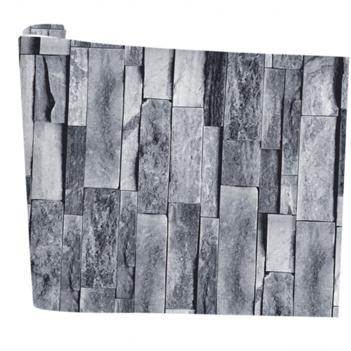 Vintage öntapadós tégla tapéta PVC 45x600cm