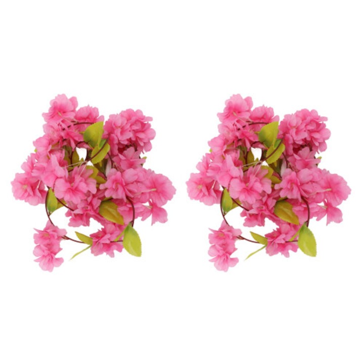Decor artificial glicina, set 2 piese, mov