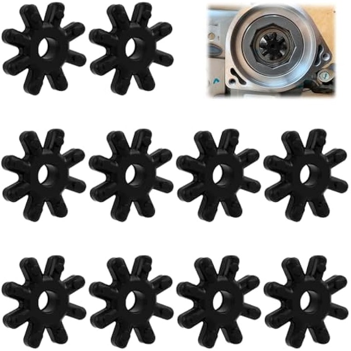 Set 10 bucati bucse flexibile din plastic pentru coloana de directie, rezistente, universale