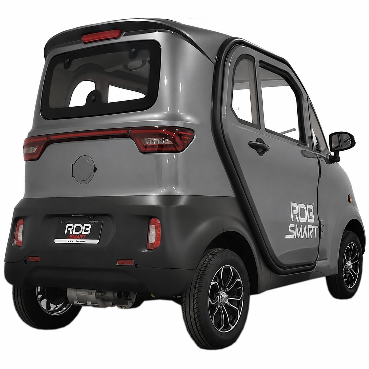 Rdb Smart Masina electrica RDB SMART, 1600W, 25 km/h, fara permis, Gri + CIV ...