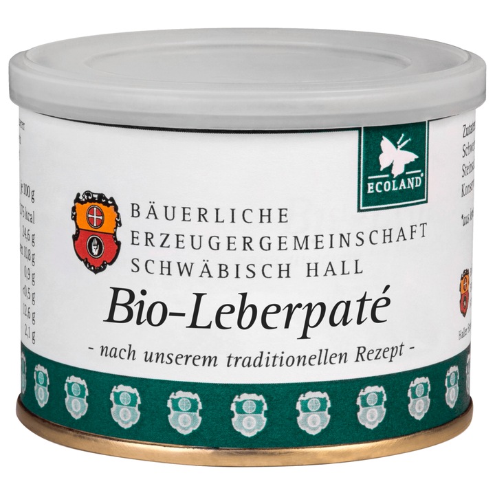 Pate cu ficat Bio Leberpaté ECOLAND 200g