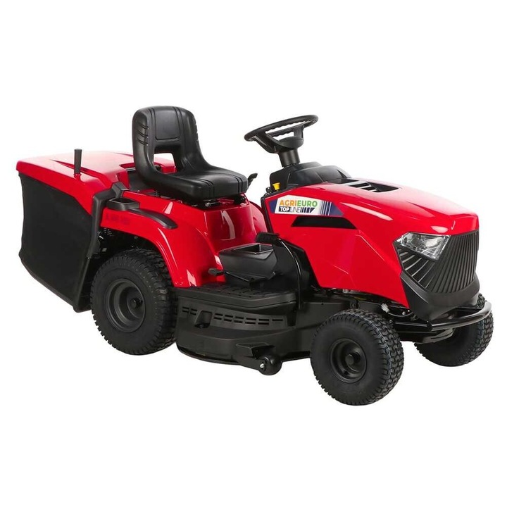 Fűnyíró traktor, Hidrosztatikus meghajtás, 17 LE teljesítmény, 240 l gyűjtőkosár, Vágási magasság 25-80 mm, Vágási szélesség 98 cm, Hátrameneti vágás, mulcsozás
