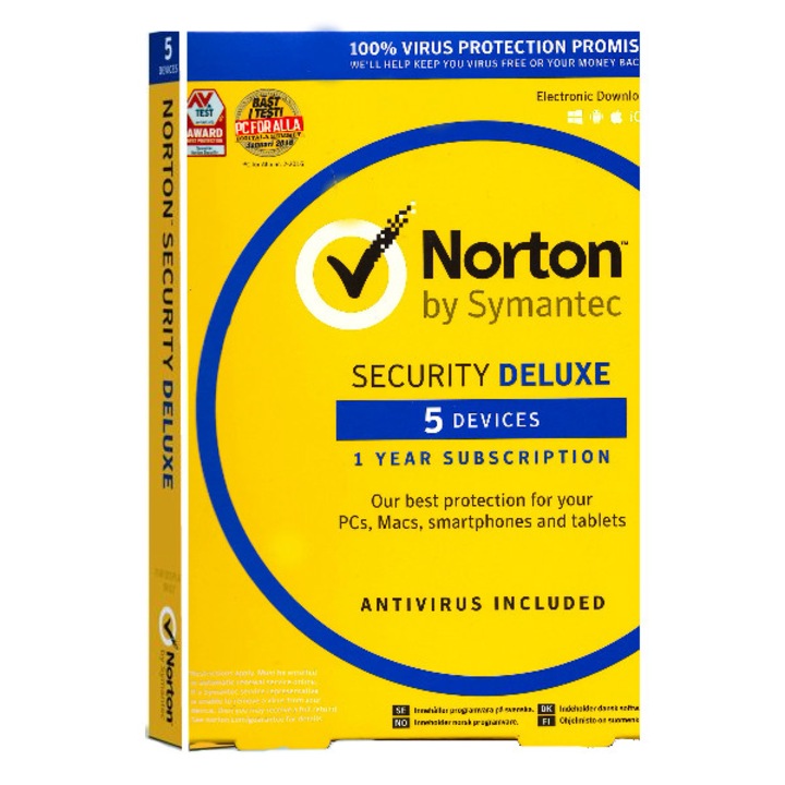 Norton security 3.0 Deluxe - 5 устройства