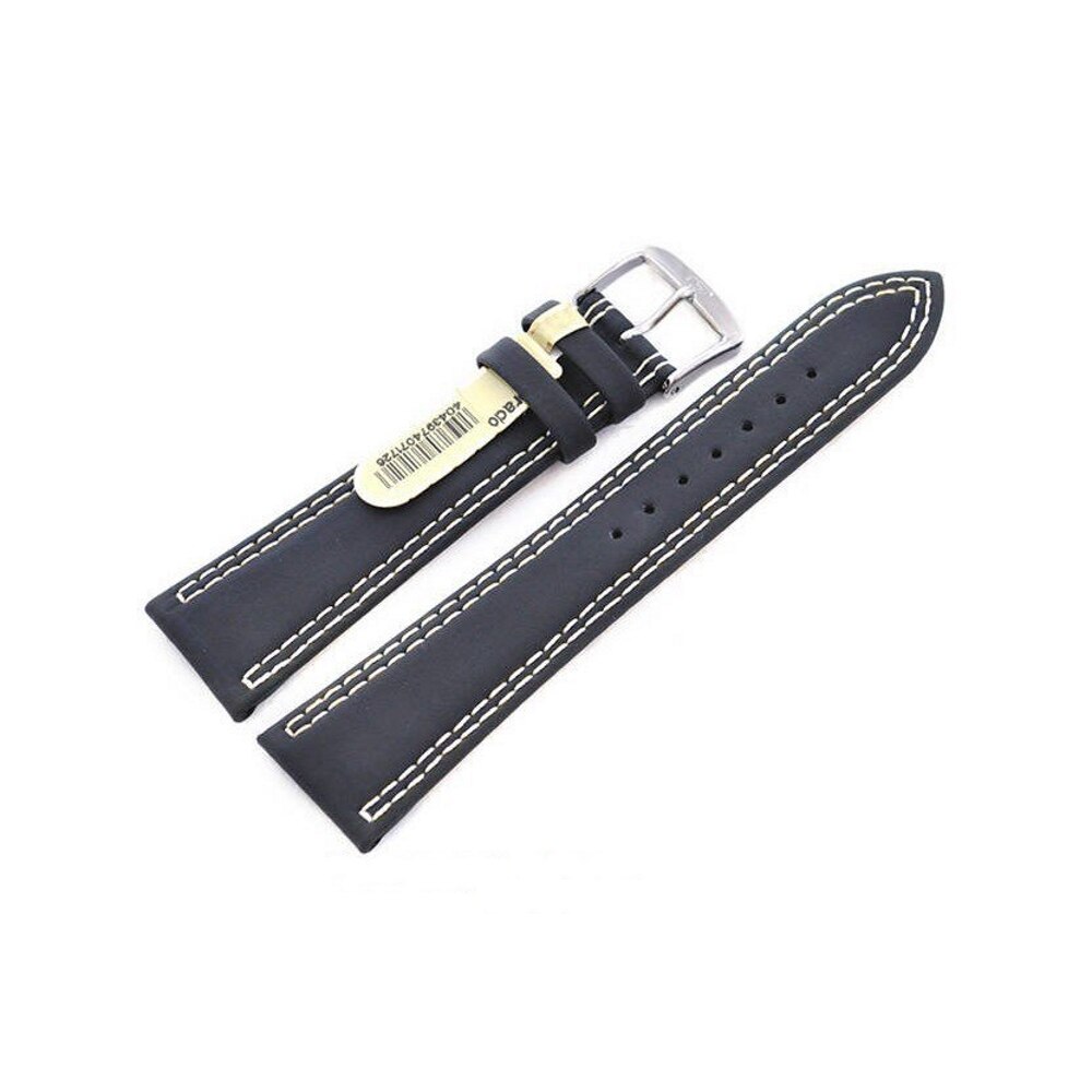 Curea de ceas Di-Modell Colorado 1245-01202, 20 mm, Negru, catarama argintie