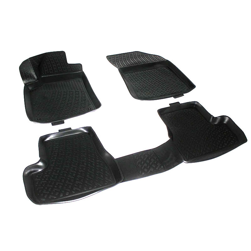 Set Covoarase tavita din cauciuc dedicate Citroen C3 MK II 2009->