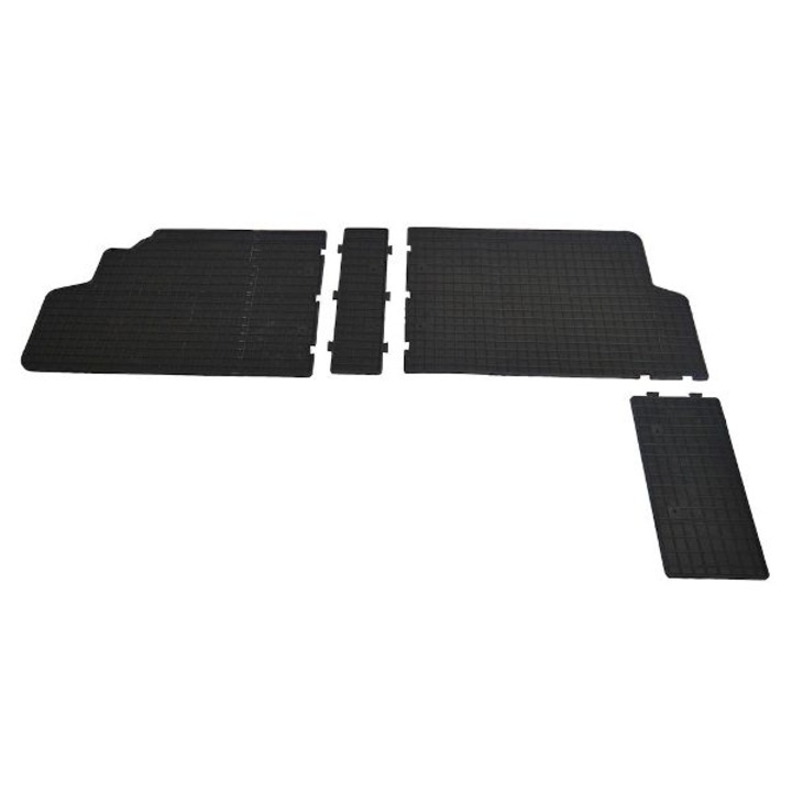 Set covoare cauciuc Novatim dedicate Opel Zafira A pt. randul 3 din spate 1999-2005