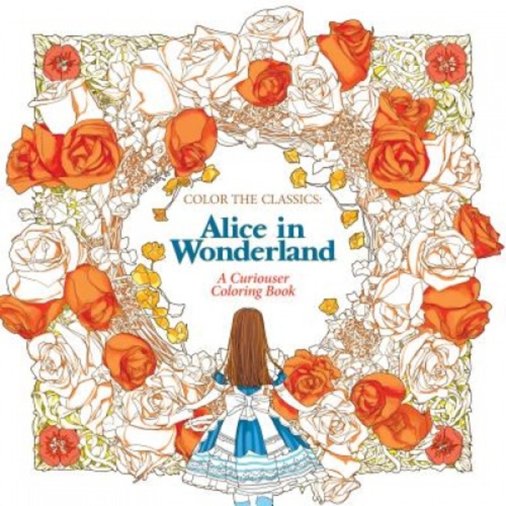 Color the Classics: Alice in Wonderland: A Curiouser Coloring Book, Jae-Eun Lee (Author)