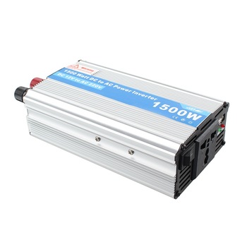 Invertor tensiune 12V- 220V pentru masina, 1500W Invertor tensiune 12V- 220V pentru masina, 1500W