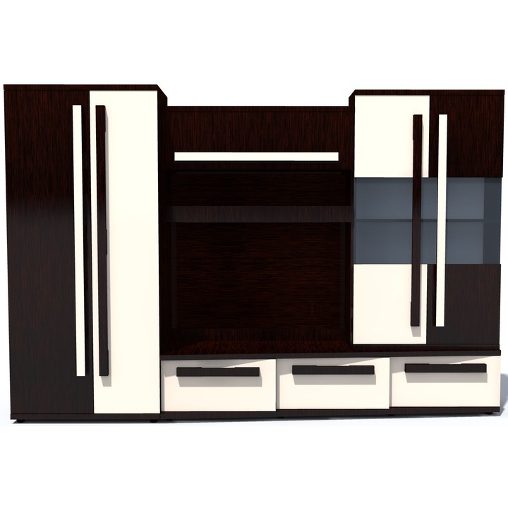 Living Carisma Stanga Wenge/Vanilie, 300 x 203 x 52 cm