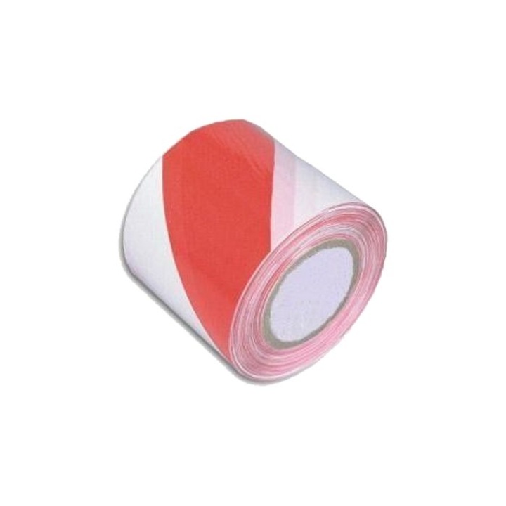 Jelzőszalag piros-fehér 70MMX200M, EBIN