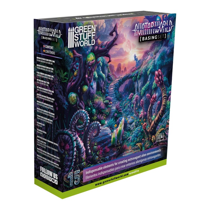 Kiegészítők diorámákhoz Avatar World Basing Set, Green Stuff World