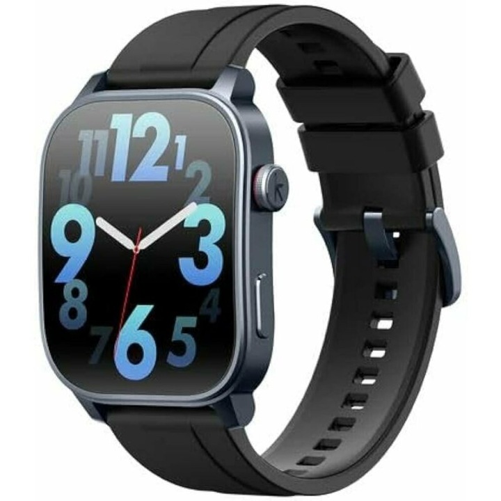 Smartwatch Kieslect Ks 3, 2.1" AMOLED kijelző, Dual Core processzor, 1GB RAM, Bluetooth, 5 ATM Fekete