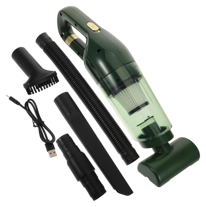 Aspirator portabil fara fir pentru par de animale, puternic, compact, multicolor