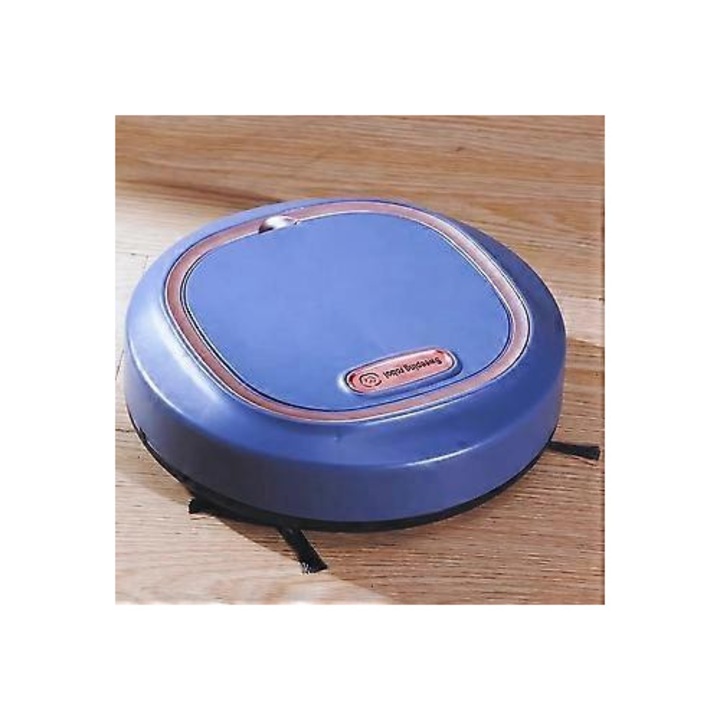 Robot aspirator wireless USB 3 in 1 negru 30x30x10cm