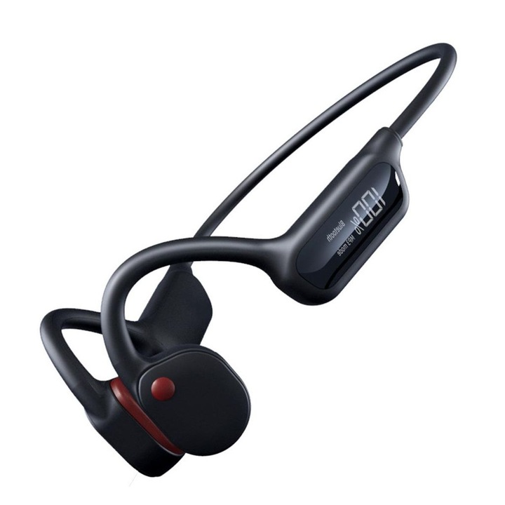 Casti inot cu conductie osoasa, 32GB, negru, IPX8, 30g