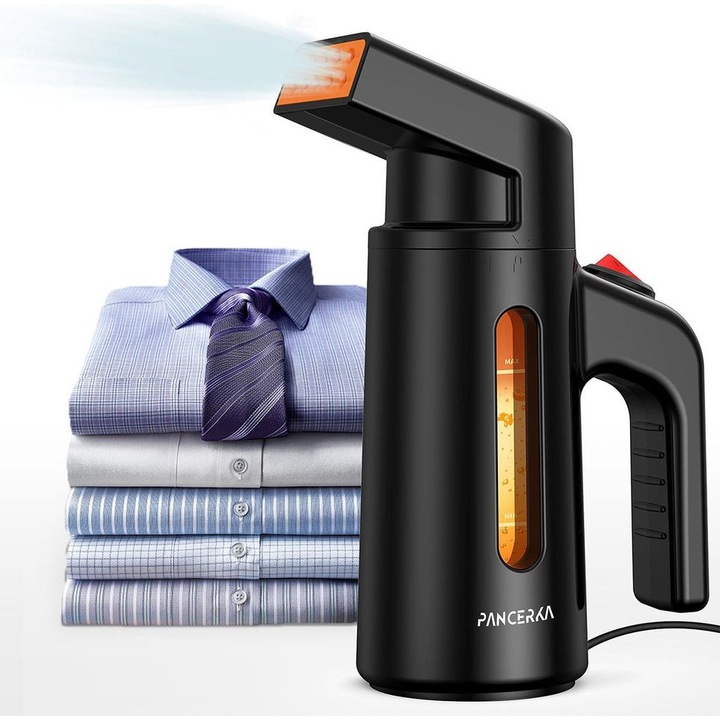 Fier de calcat cu aburi portabil 700W, dublu jet abur, 180ml, 15min, alb