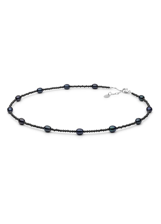 Colier argint cu perle naturale si spinel - Constelación