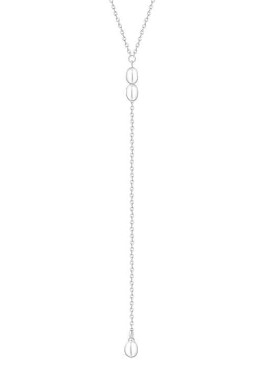 Pandant argint cu perle naturale - Verticale