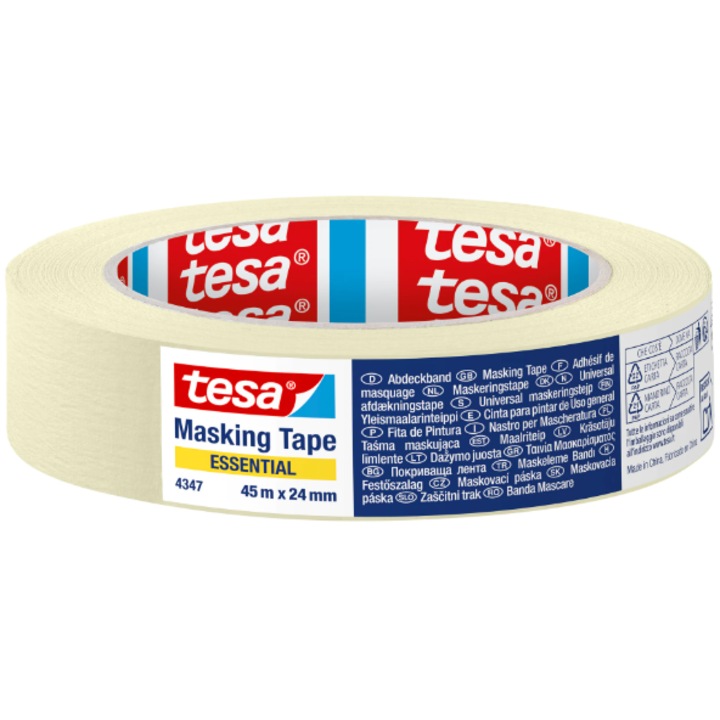 Tesa 4347 Essential maszkolószalag, barna, 45m x 24mm
