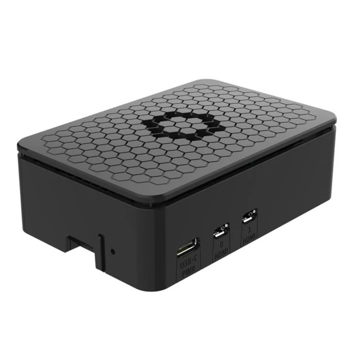 Carcasa neagra pentru Raspberry Pi 5