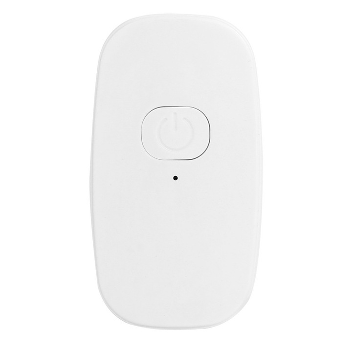 Dispozitiv anti-latrat, 200 mAh, cu curea de prindere, cu ultrasunete, incarcare prin port Type-C, ORBER, portabil, potrivit pentru caini si pisici, din ABS, 8, 4 × 4, 5 × 2 cm, alb